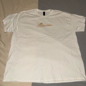 Men's White Logo Tee